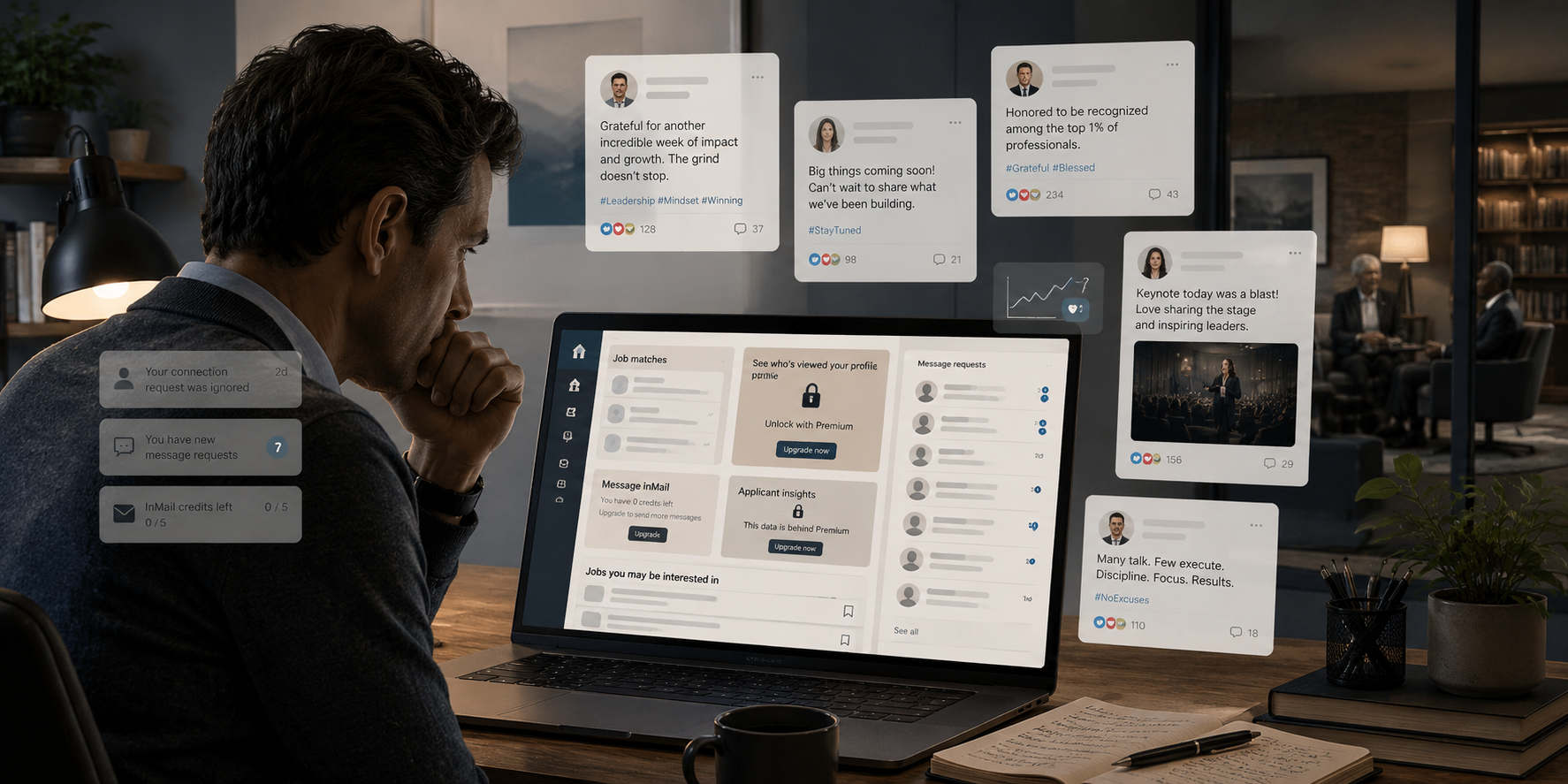 LinkedIn Slop and the Professional Paywall